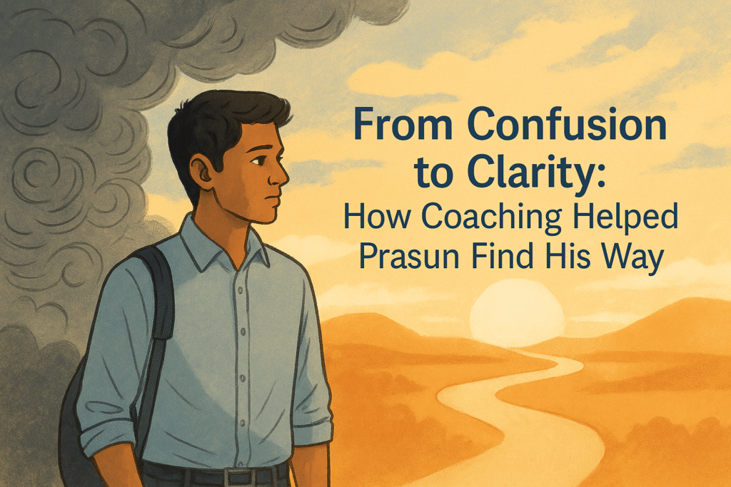 how coaching helped prasun find his way