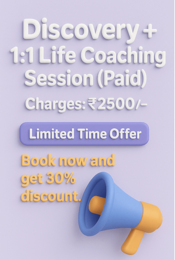 Discovery + 1:1 Life Coaching Session (Paid)