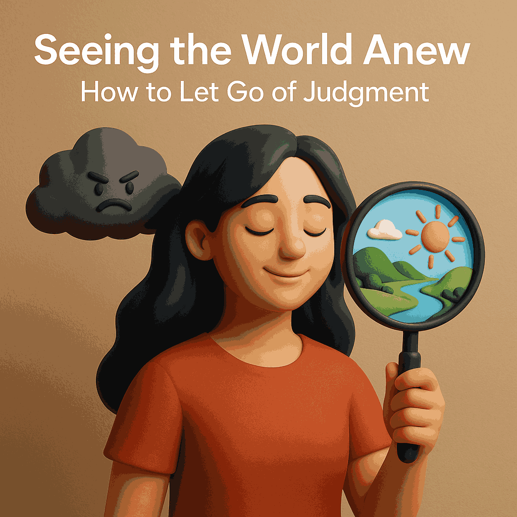 Seeing the World Anew: How to Let Go of Judgment seeing the world anew how to let go of judgment