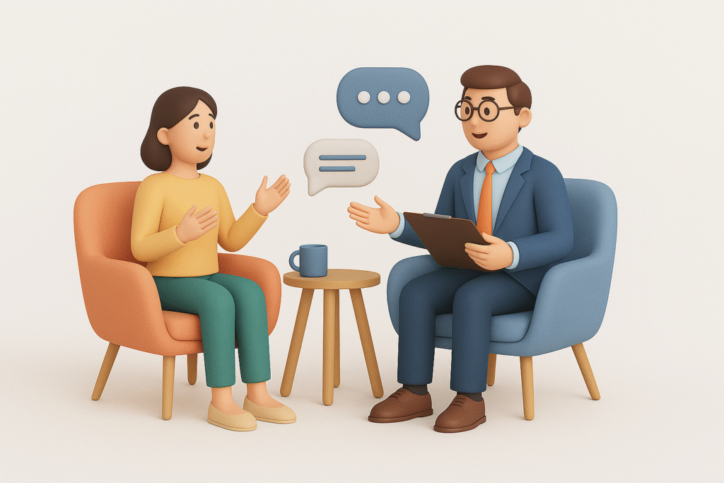 image shown of a teaching guiding for a student for right coach 