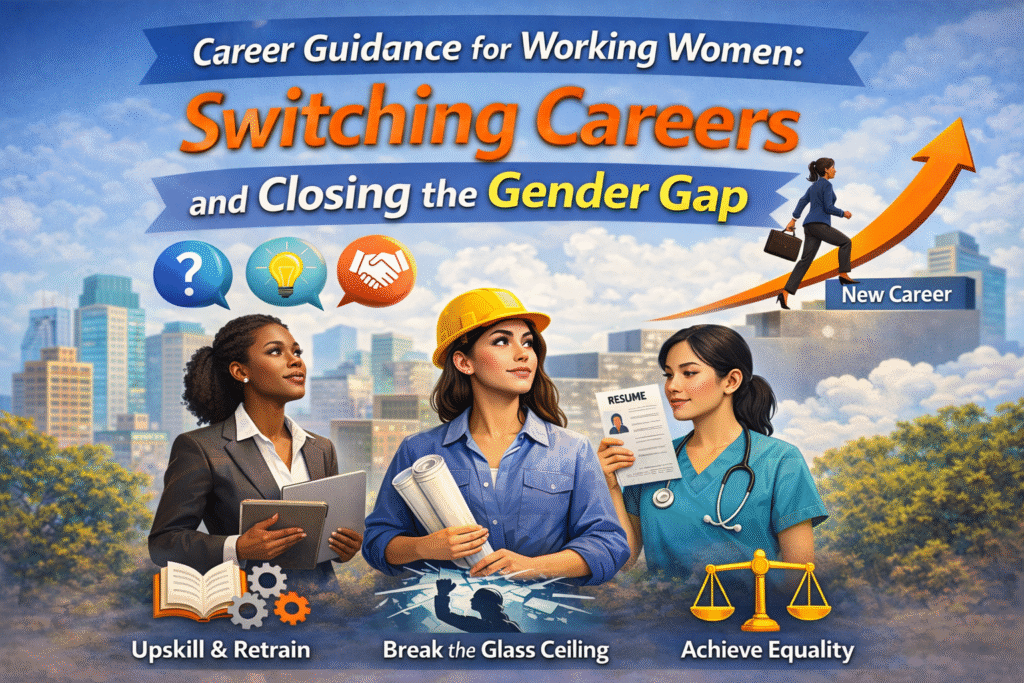 Image Shown: Career Guidance for Working Women: Switching Careers and Closing the Gender Gap