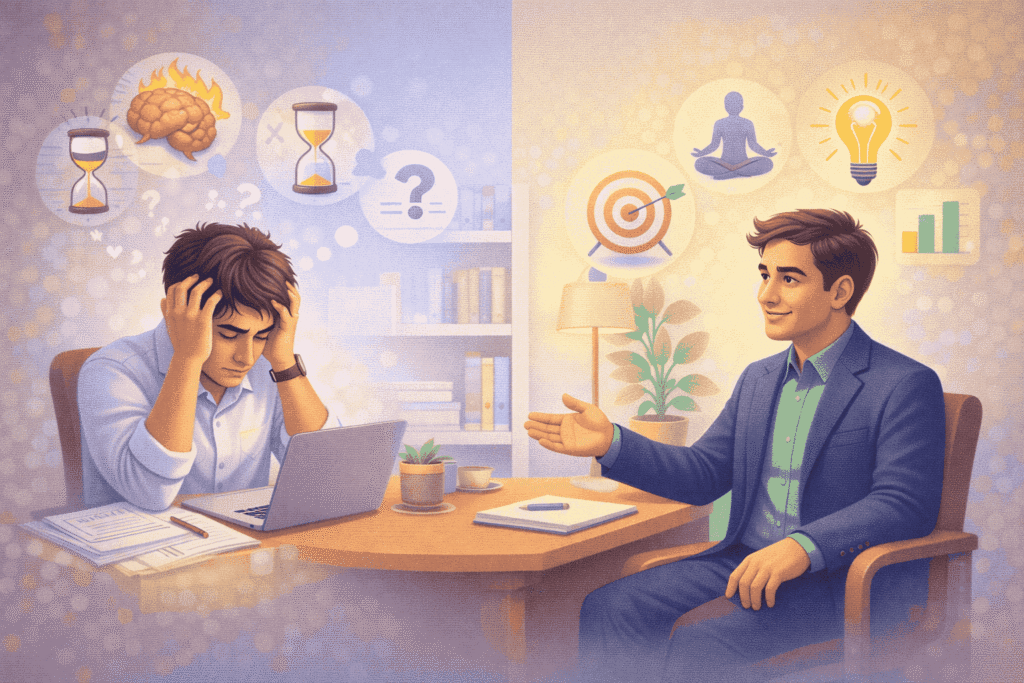 How a Life Coach in India Helps Entrepreneurs Overcome Stress, Burnout, and Decision Fatigue chatgpt image feb 5, 2026, 07 59 26 pm 11zon