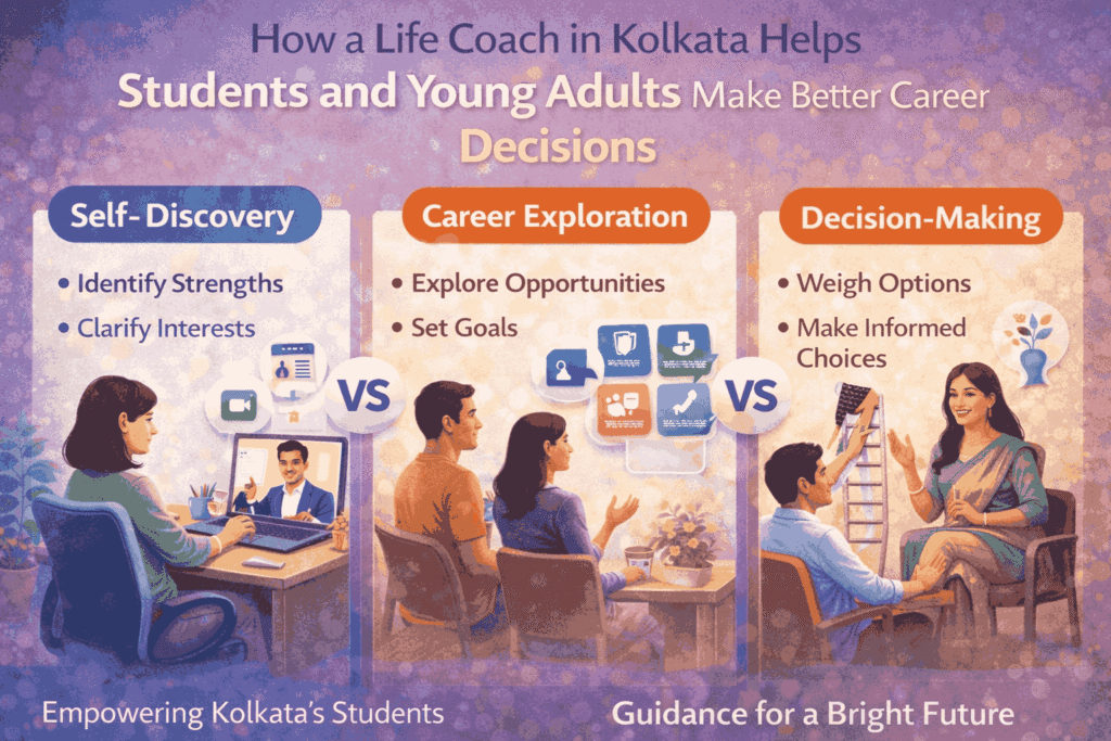 how a life coach in kolkata helps students and young adults make better career decisions
