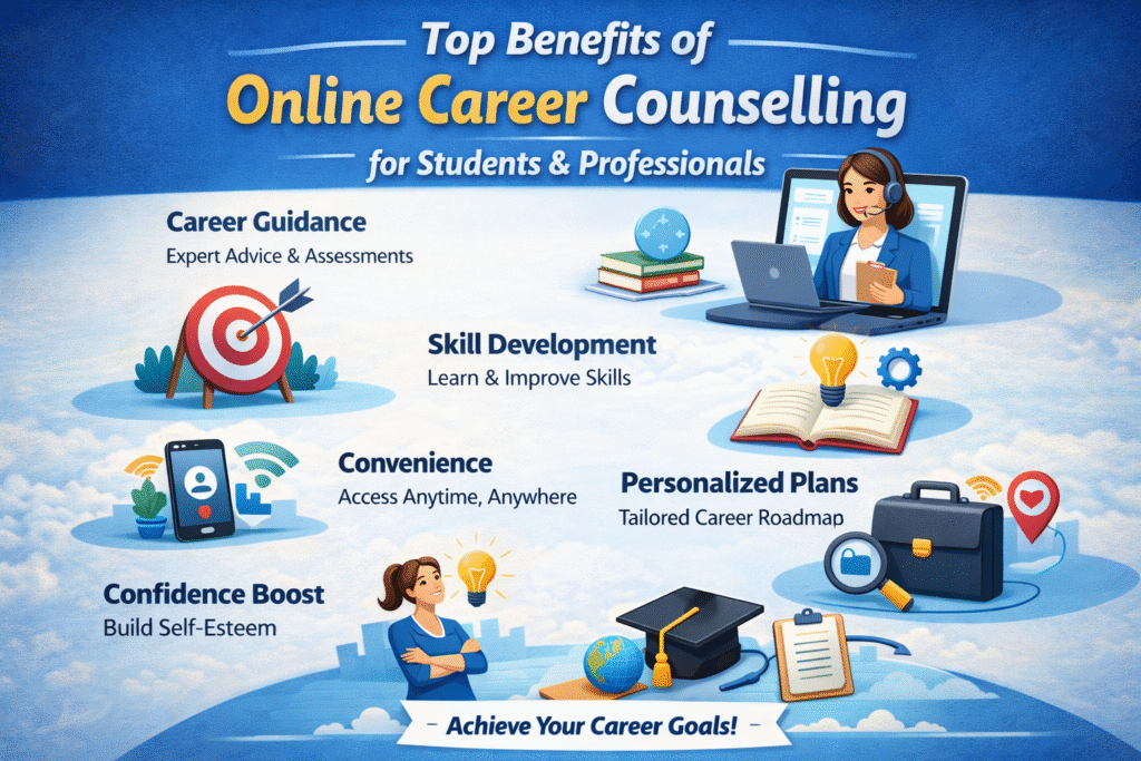 Top Benefits of Online Career Counselling for Students and Professionals