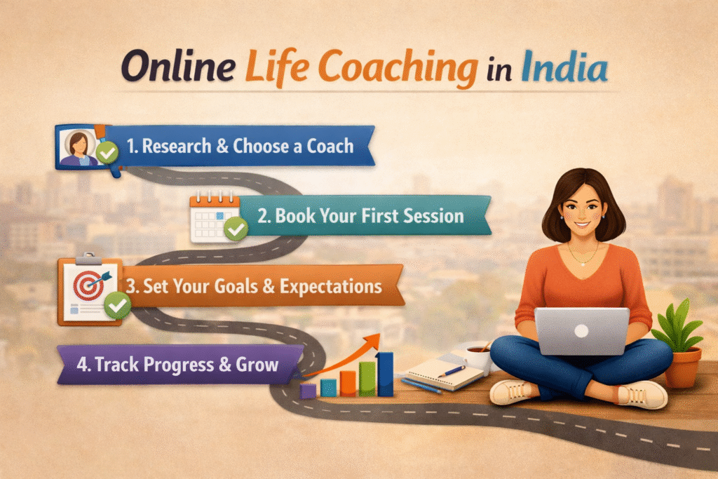 Online Life Coaching in India: Step-by-Step Guide