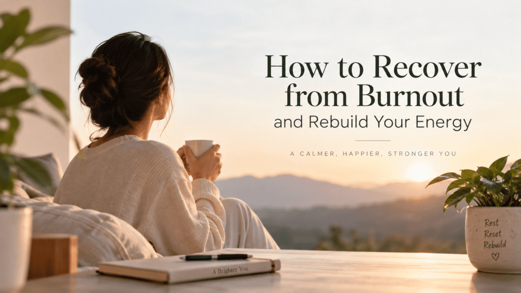 How to Recover From Burnout and Rebuild Your Energy career coaching in india